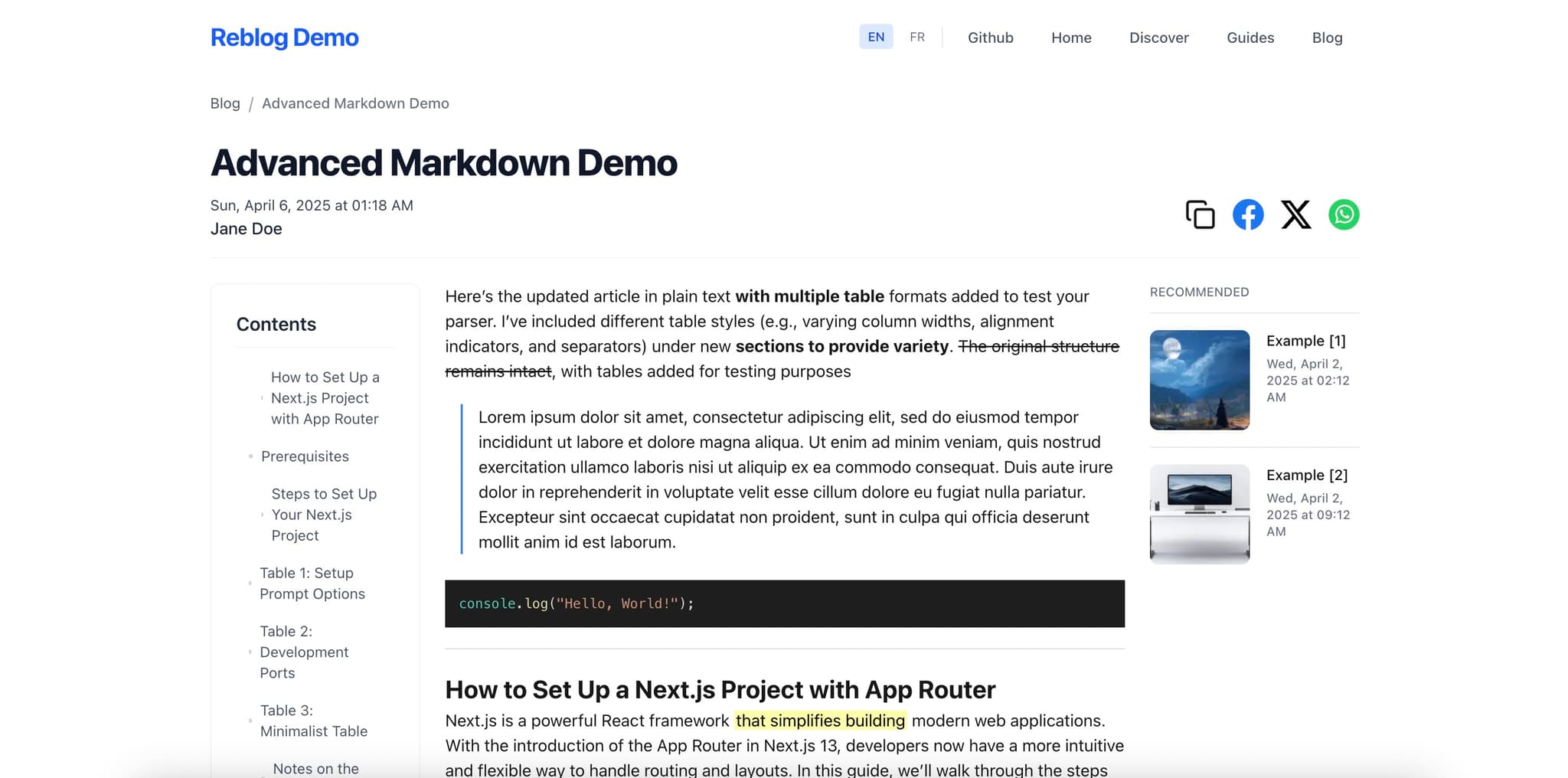 Advanced Markdown Demo